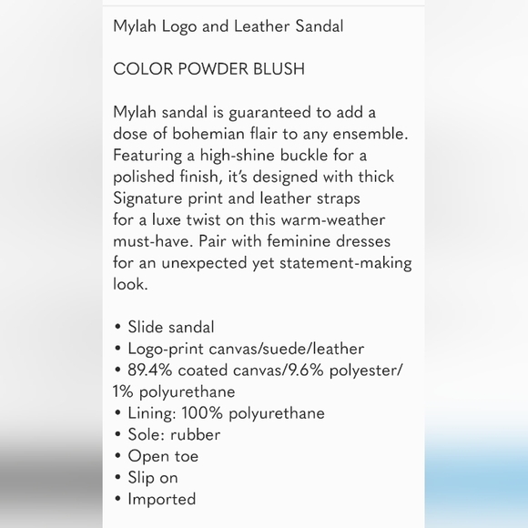 Michael Kors Blush Pink Mylah MK Signature Print Slide Sandals NEW SZ 6.5 - Picture 2 of 14